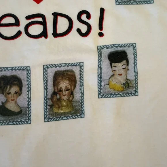 Vintage Kitschy Head Vase T-Shirt Size Med - Picture 9 of 17